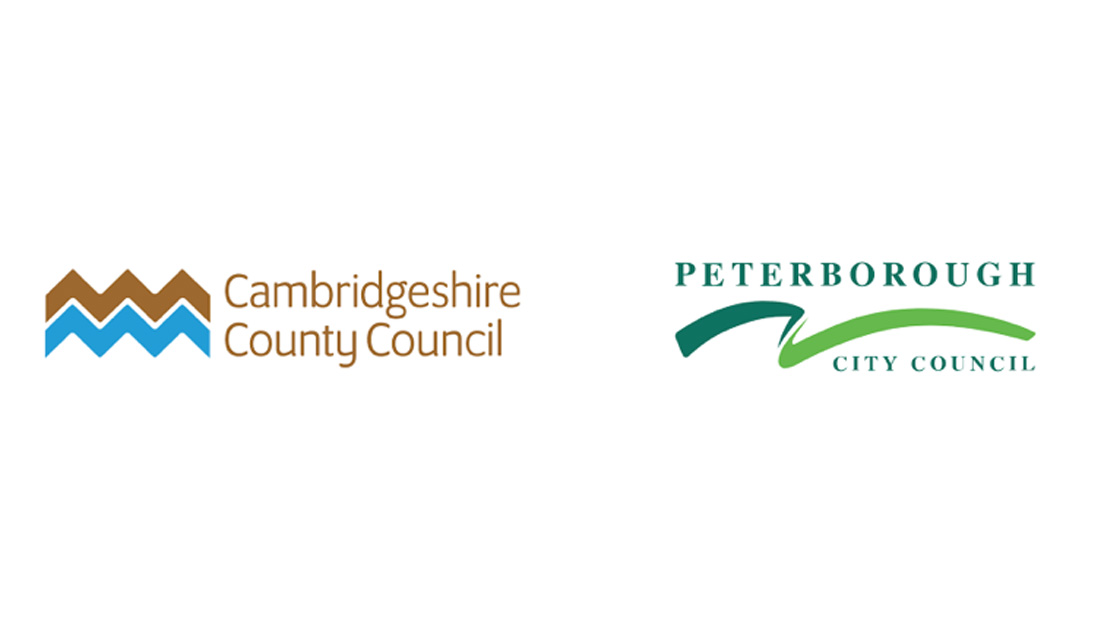 Cambridgeshire County Council and Peterborough City Council logos