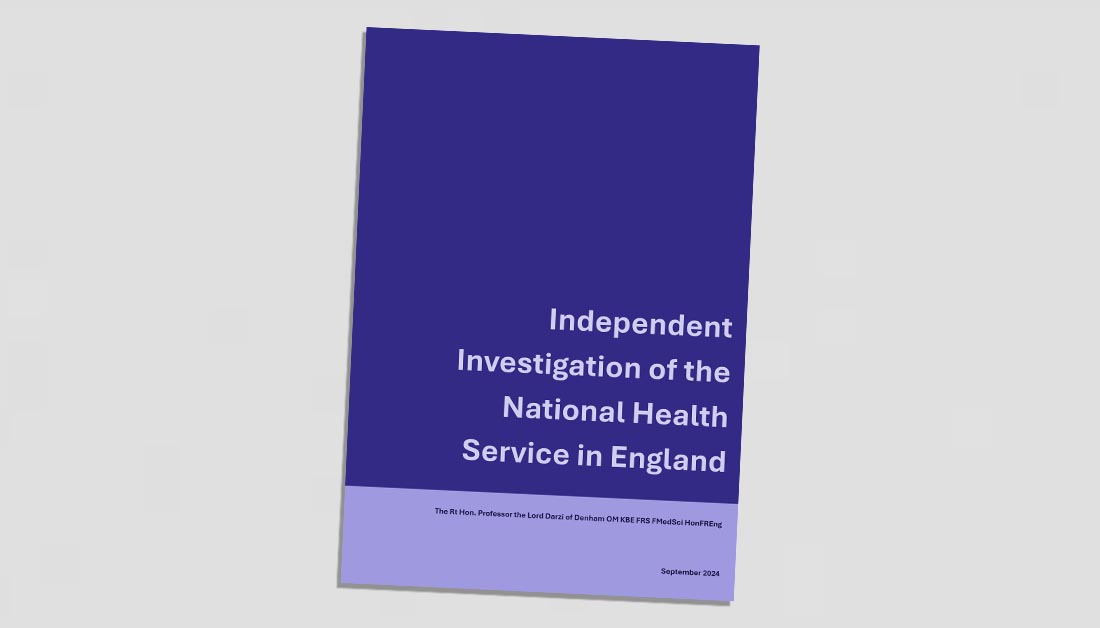 What should councils take from the Lord Darzi report on the NHS?