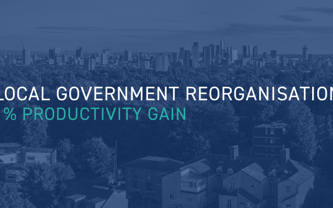 A 1% productivity gain in social care and SEND will dwarf the savings from local government reorganisation